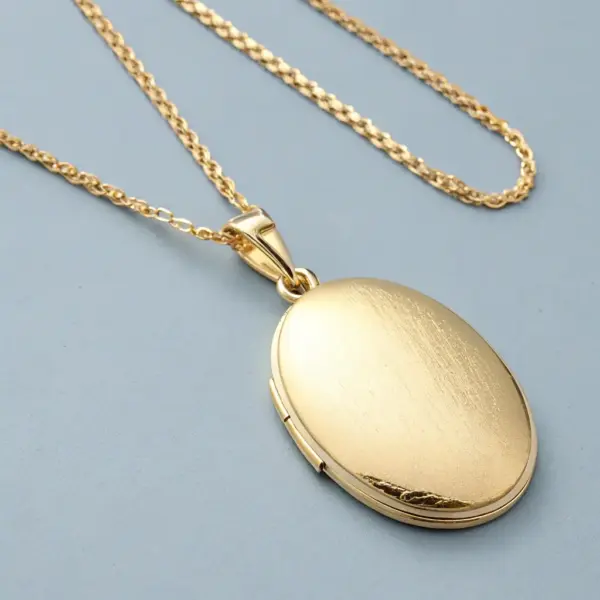 Recycled Gold Pendant Necklace